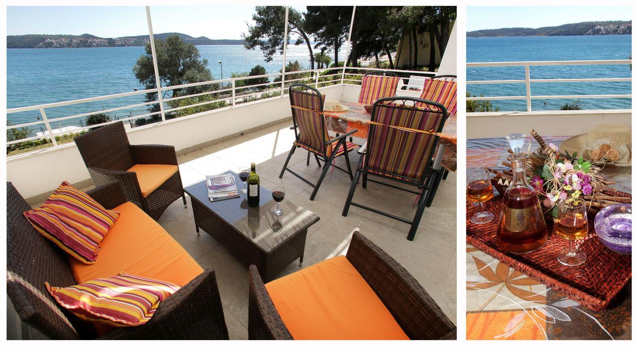 Gem Of The Sea Luxury Beach Apartment With Brand New Heating Infinity Pool Trogir Zewnętrze zdjęcie
